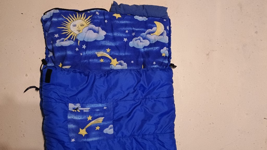 kinder slaapzak, Ophalen, Gebruikt