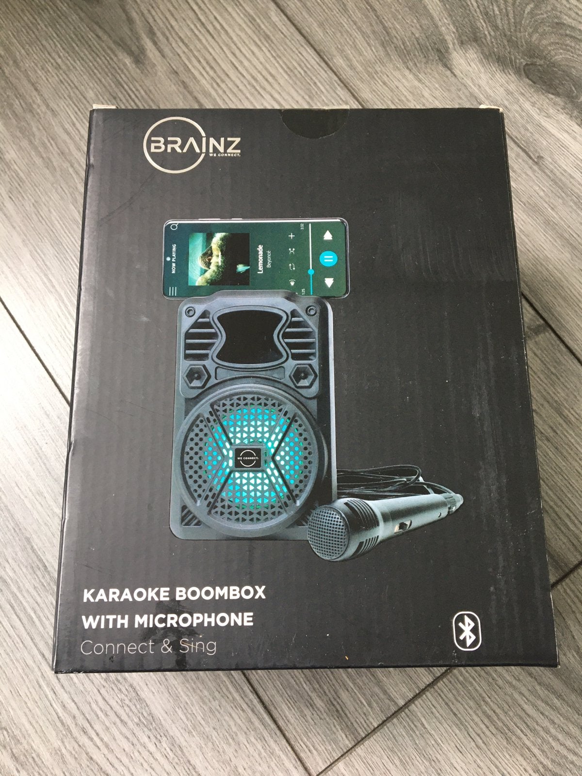 Karaoke boombox nieuw in doos nooit gebruikt, Ophalen, Nieuw, Complete set