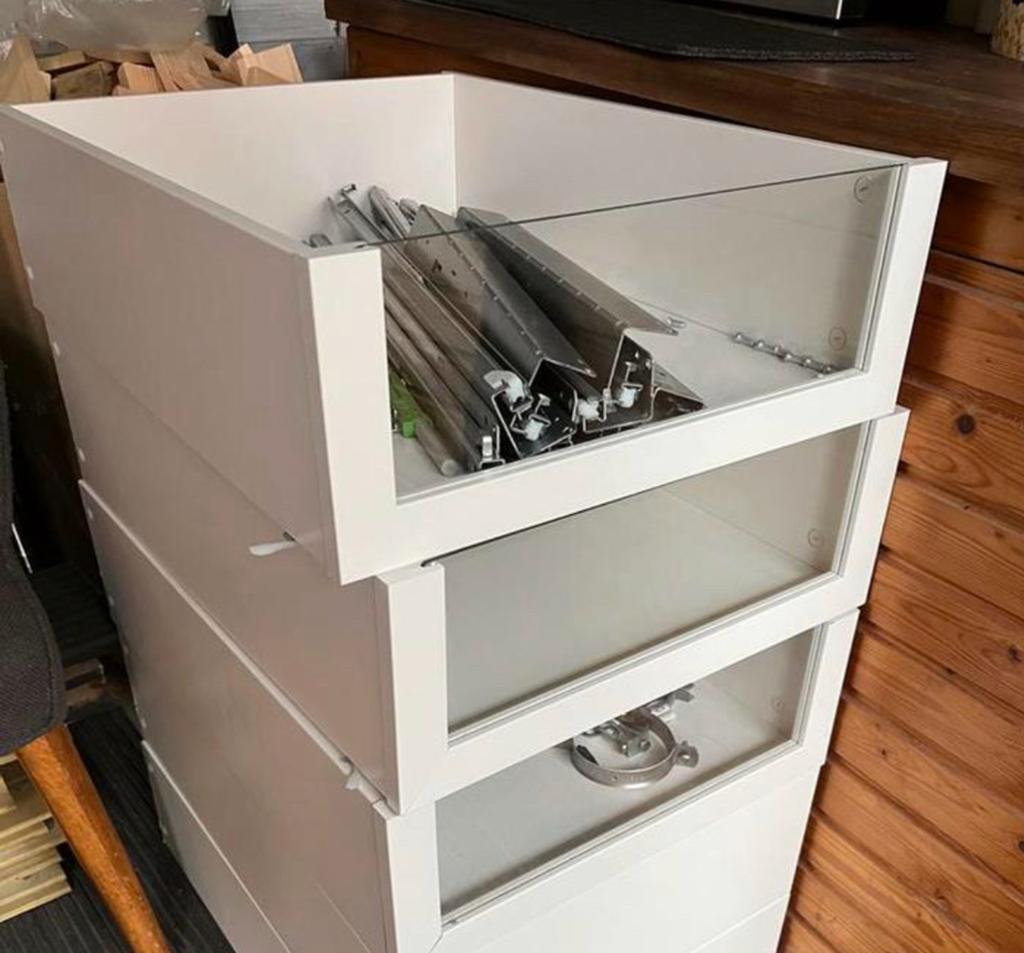 Ikea pax wit manden en planken kledingkast komplement, Ophalen of Verzenden, Zo goed als nieuw