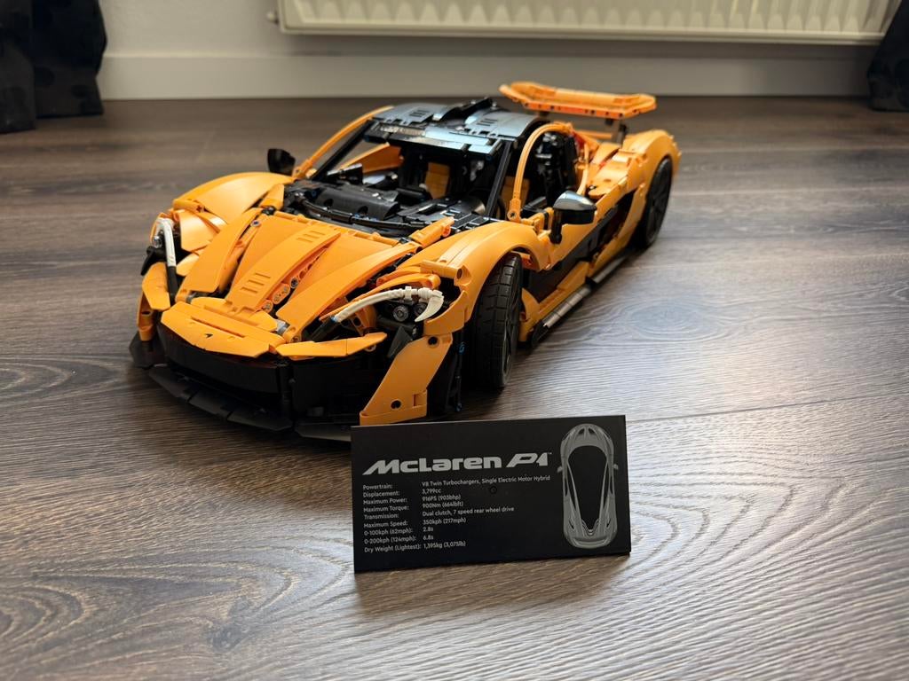 LEGO Technic McLaren P1, Kinderen en Baby's, Speelgoed | Duplo en Lego, Zo goed als nieuw, Ophalen of Verzenden