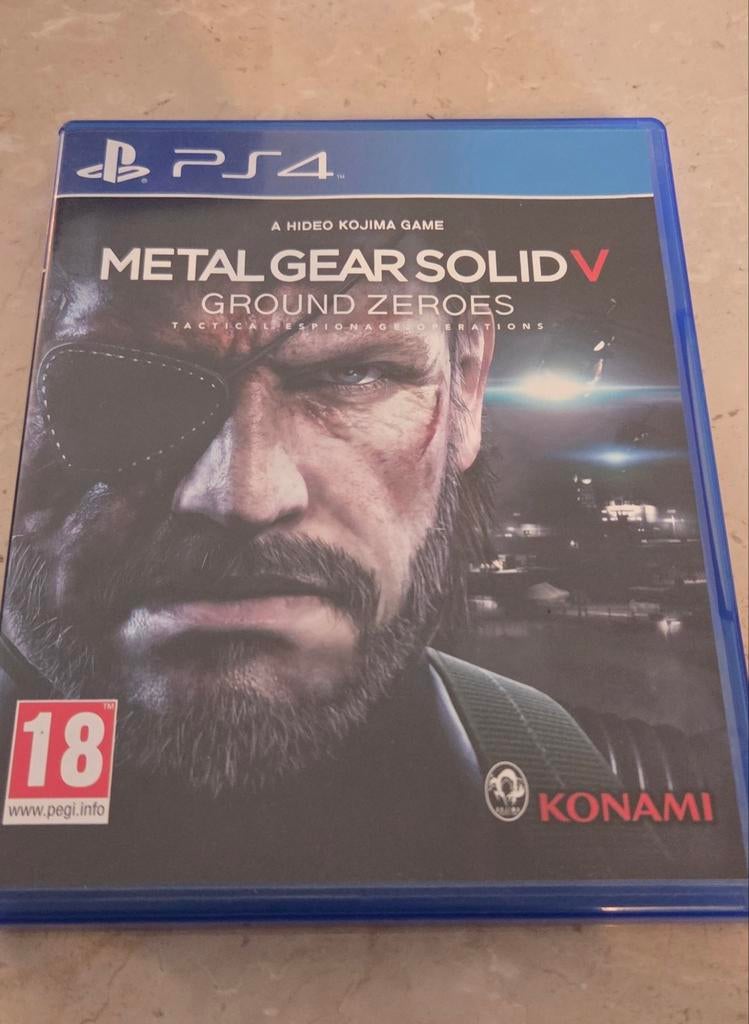 Metal Gear Solid V: Ground Zeroes (PS4), Avontuur en Actie, Gebruikt, Vanaf 18 jaar, 1 speler