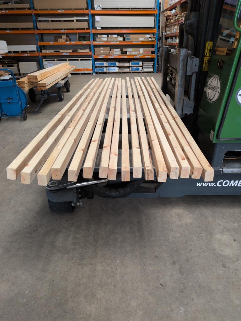 Vuren 47x75 (45x70) 360cm pakket 2, Doe-het-zelf en Verbouw, Plinten en Afwerking, Ophalen