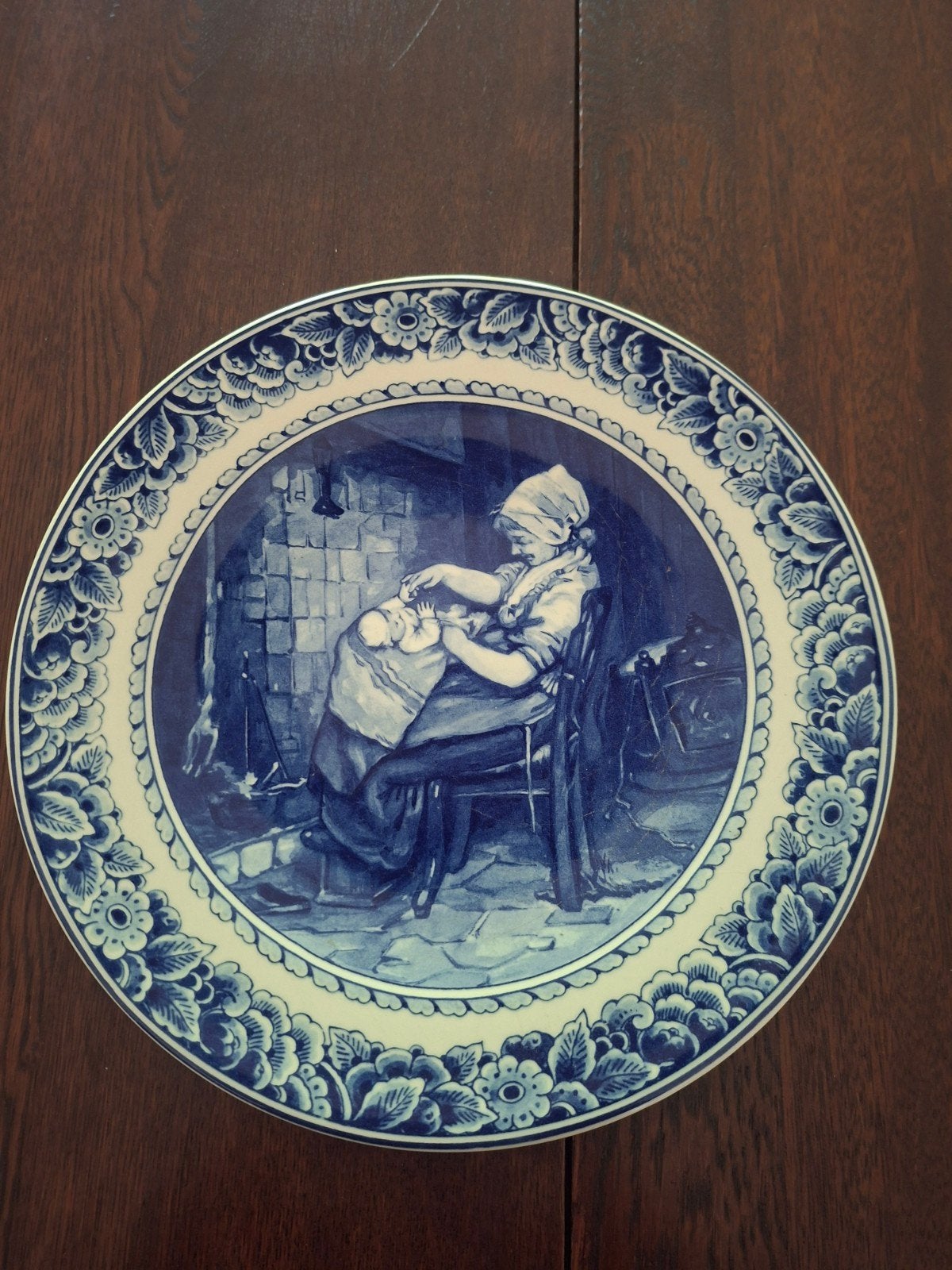 Delfts blauw bord, Antiek en Kunst, Ophalen