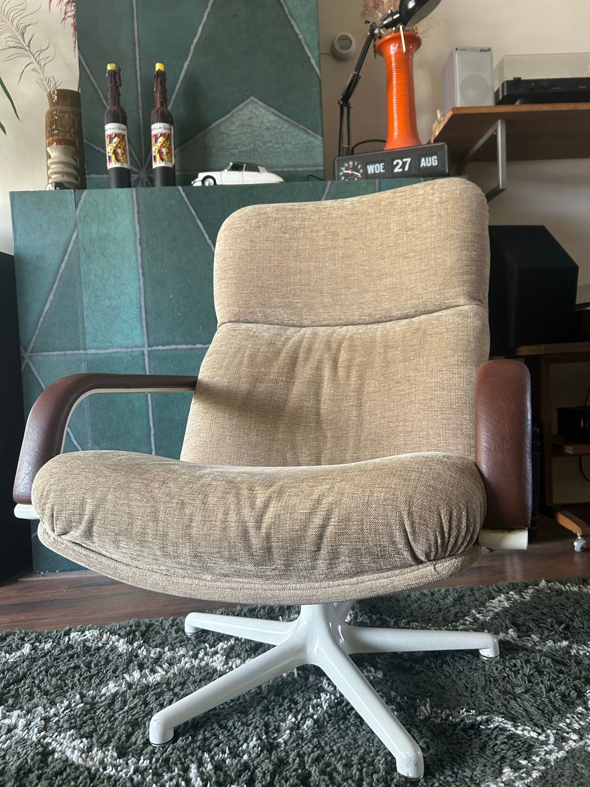 Artifort F141 Design Fauteuil - Geoffrey Harcourt, Huis en Inrichting, Fauteuils, Ophalen, Minder dan 75 cm, Zo goed als nieuw