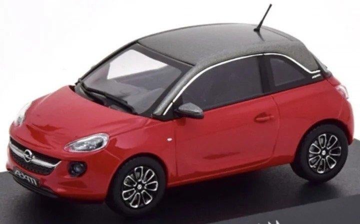 OPEL DEALERMODEL Opel ADAM 2018 (iSCALE) Rood, Hobby en Vrije tijd, Modelauto's | 1:43, Ophalen of Verzenden, Nieuw, Auto, Overige merken