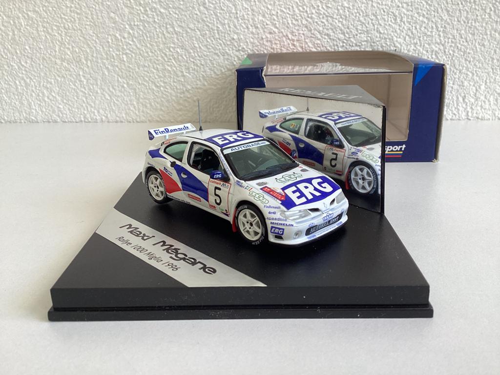 Renault Maxi Megane (Rally 1000 Miglia ‘96) 1:43 Vitesse ovp, Ophalen of Verzenden, Nieuw, Auto, Overige merken
