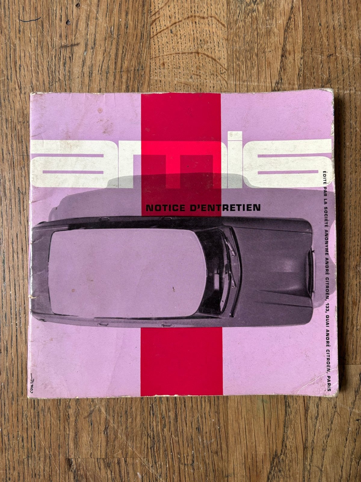 Citroën Ami 6 instructieboekje - Origineel, Ophalen of Verzenden, Gelezen, Citroën