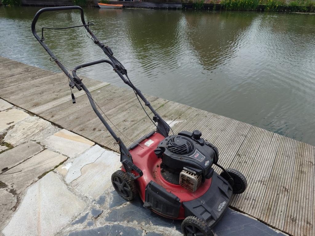Briggs & Stratton Benzine Grasmaaier - Gebruikt, Ophalen, Cirkelmaaier, Gebruikt, Briggs & Stratton