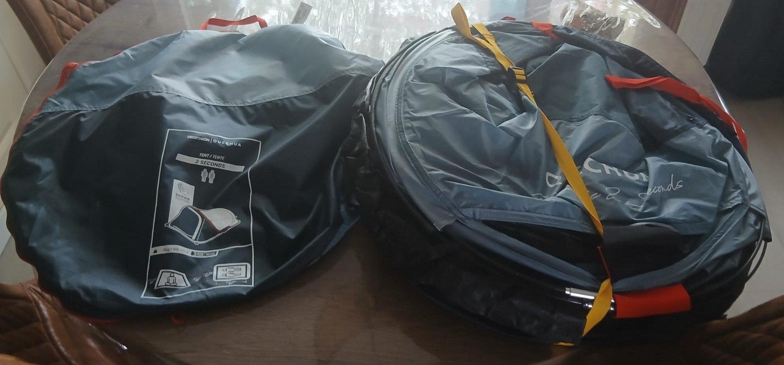 Quechua 2 Seconds pop-up tent voor 2 personen, Ophalen, Gebruikt, Tot en met 2