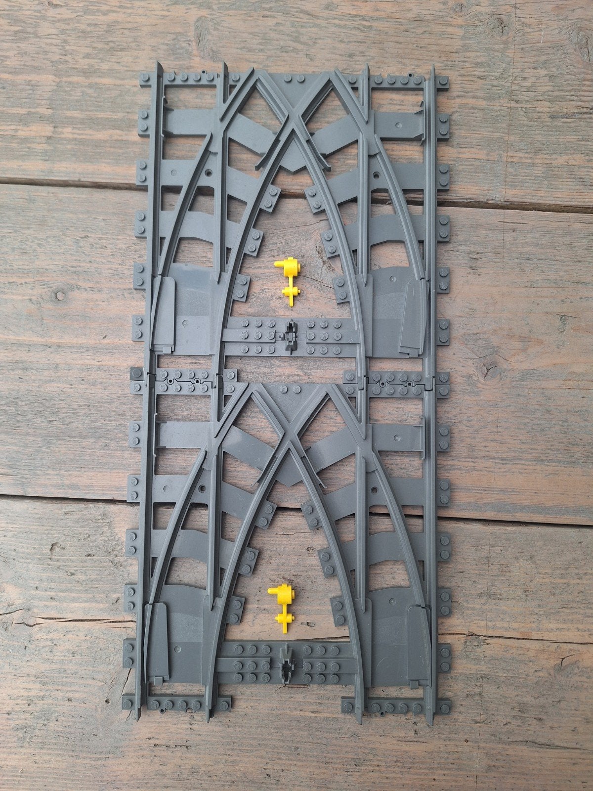 lego 7996 trein - Double Crossover Track, Ophalen of Verzenden, Gebruikt