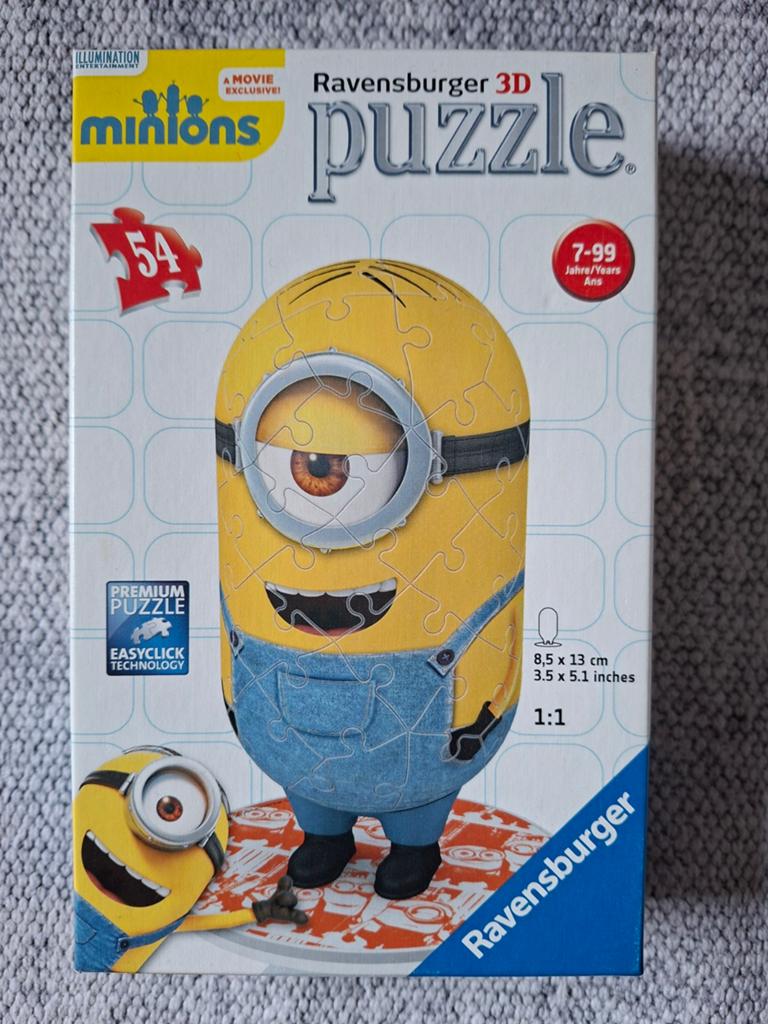 Ravensburger 3D puzzel Minions, Ophalen of Verzenden