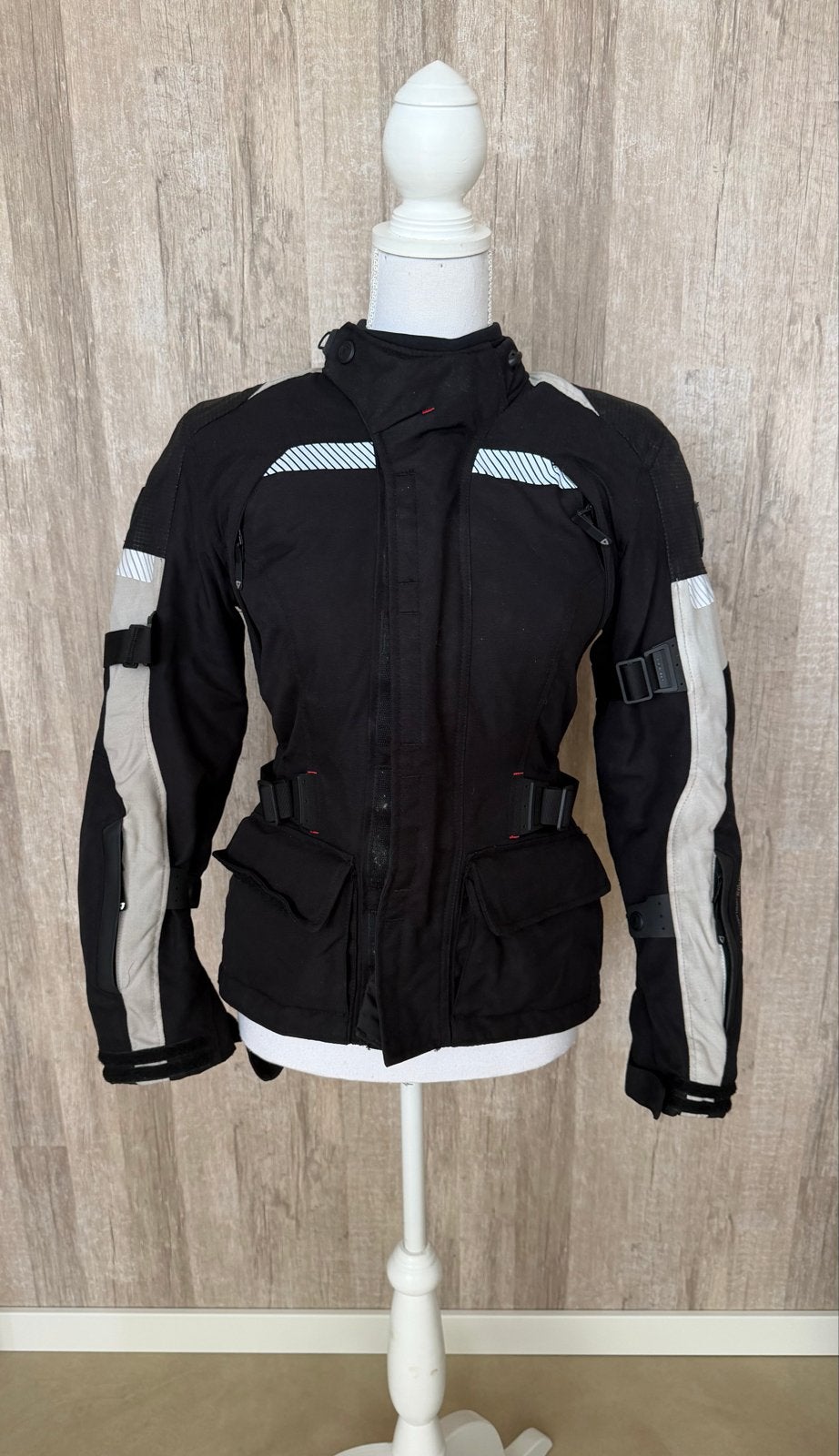 REV'IT! Legacy GTX Dames Motorjas - Zwart/Grijs, Ophalen of Verzenden, Tweedehands, Dames, Jas | textiel