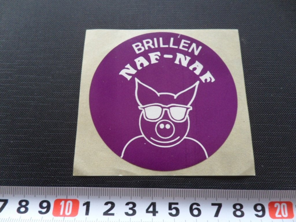 sticker brillen NAF-NAF paars, Ophalen, Zo goed als nieuw