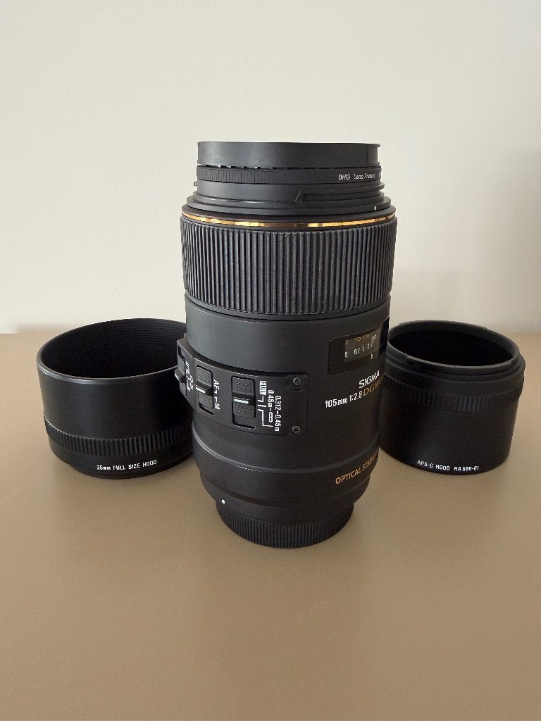 sigma 105mm f2.8 DGMacro hsm voor sony (A mount), Audio, Tv en Foto, Fotografie | Lenzen en Objectieven, Sigma, Ophalen of Verzenden