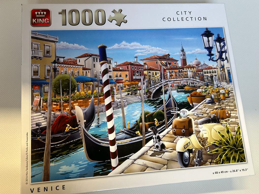Puzzel King City Collection" Venice", Hobby en Vrije tijd, Denksport en Puzzels, Ophalen, 500 t/m 1500 stukjes, Gebruikt, Legpuzzel