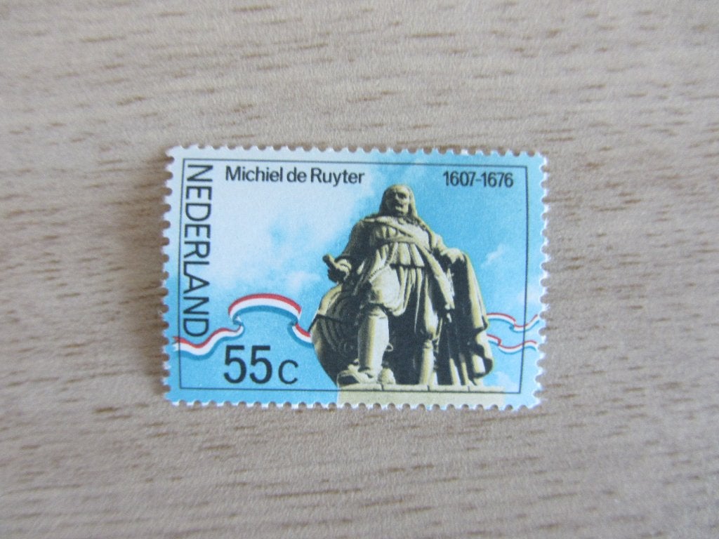Nederland 1976 300e sterfdag Admiraal Michiel de Ruyter Post, Ophalen of Verzenden, Na 1940, Postfris
