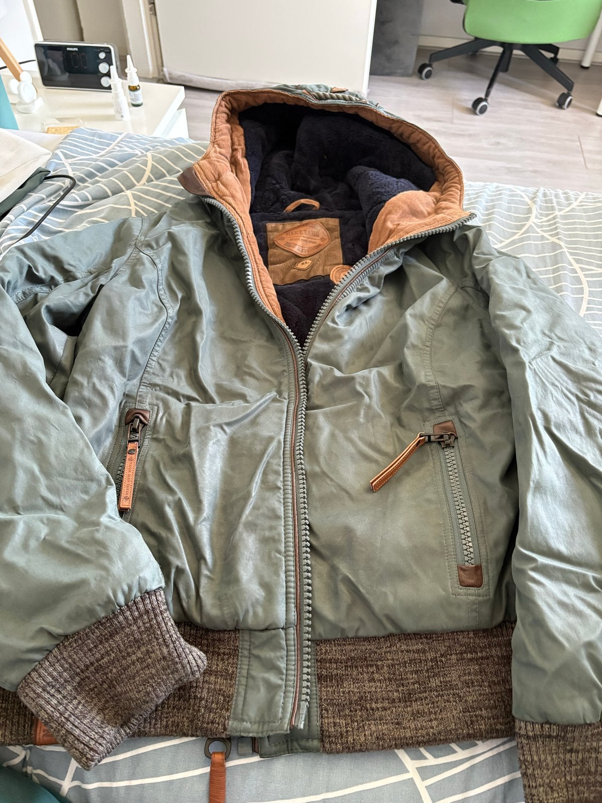 Naketano Winterjas Dames - Maat XL, Ophalen of Verzenden, Zo goed als nieuw, Maat 46/48 (XL) of groter, Groen