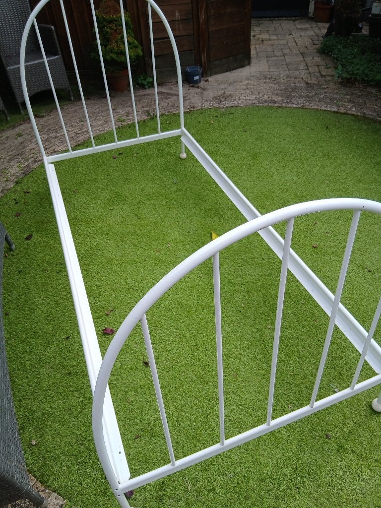 1 pers meiden bed, Ophalen, Gebruikt, 90 cm, Eenpersoons