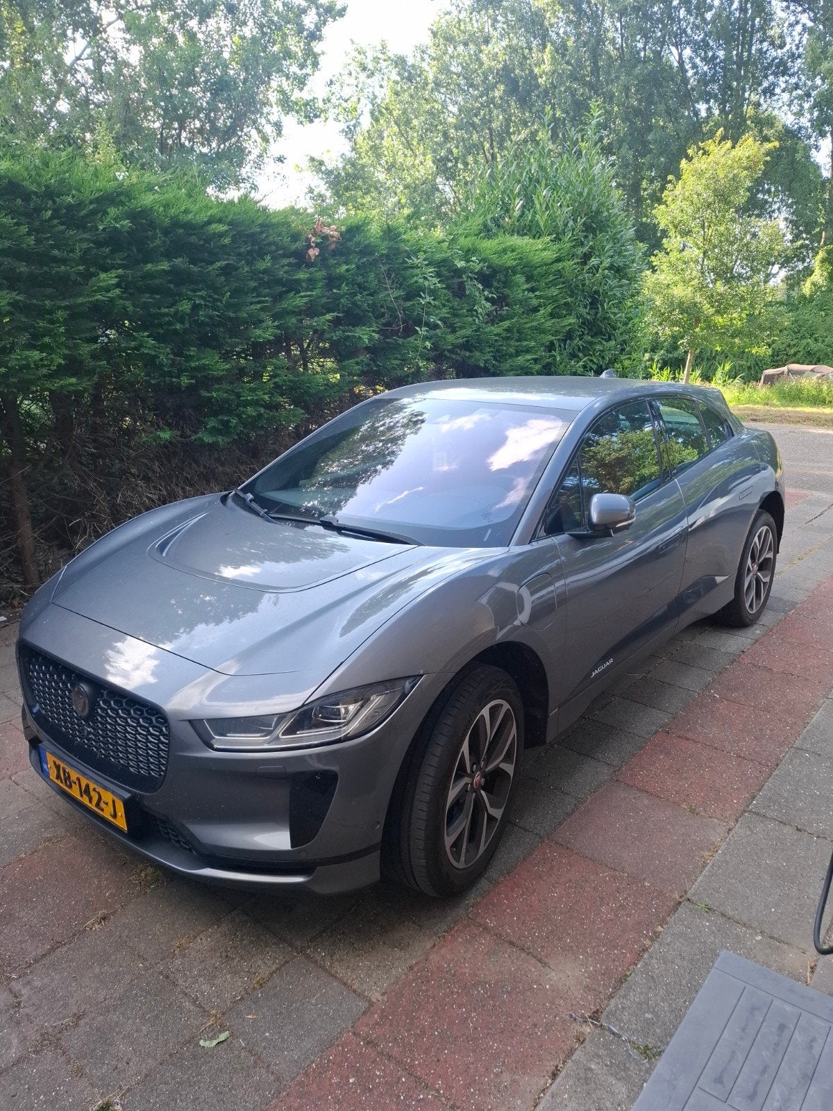 Jaguar I-PACE Ev400 400pk AWD Aut 2018 Grijs, Auto's, 750 kg, I-PACE, 234 pk, Origineel Nederlands