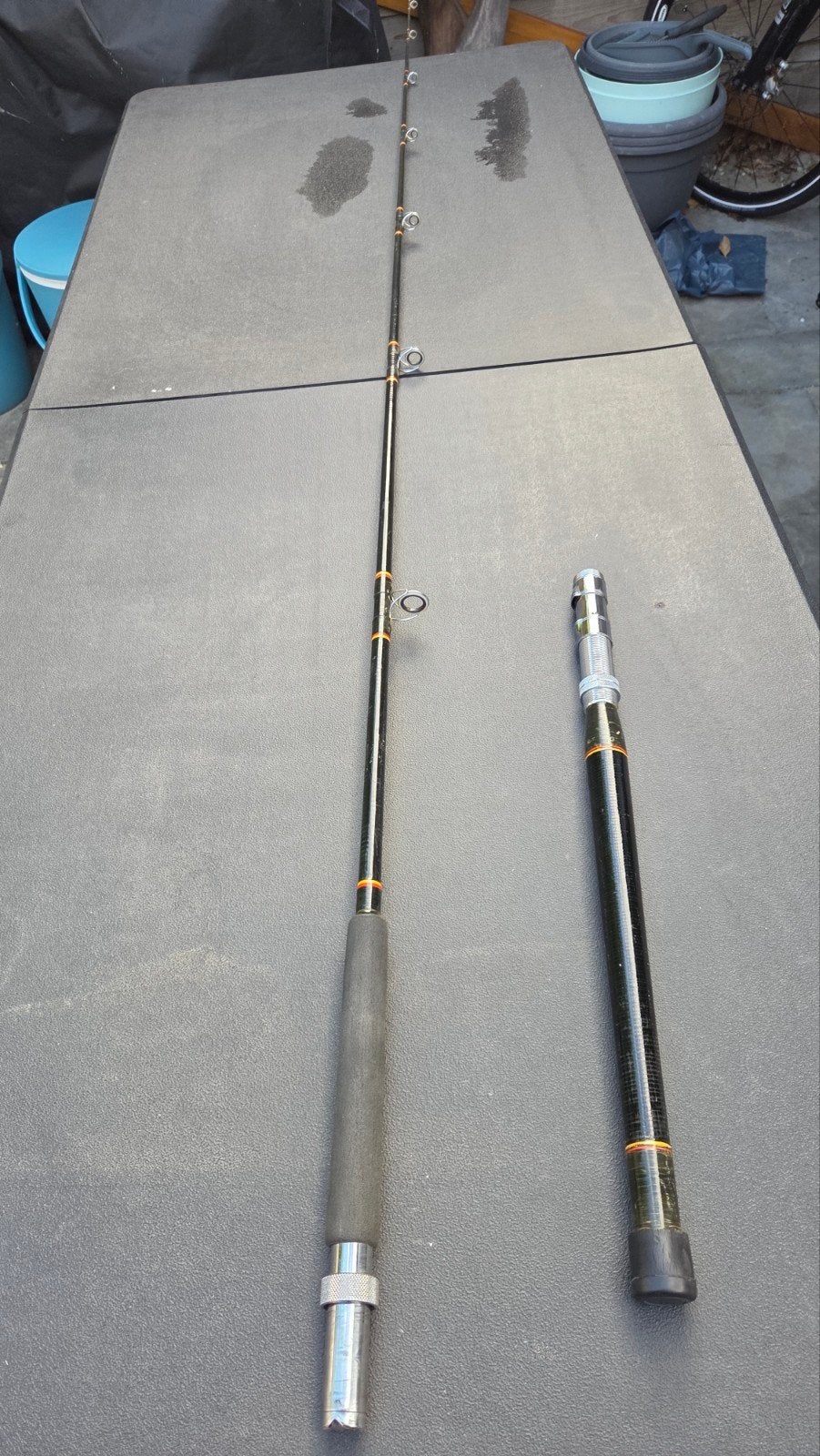 vintage zee of boot hengel ugly stik van shakespeare, Ophalen, Werphengel