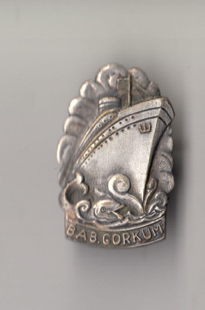 Scheepvaart BAB Gorkum broche, Gebruikt, Niet vindbaar, Niet vindbaar, Speldje of Pin