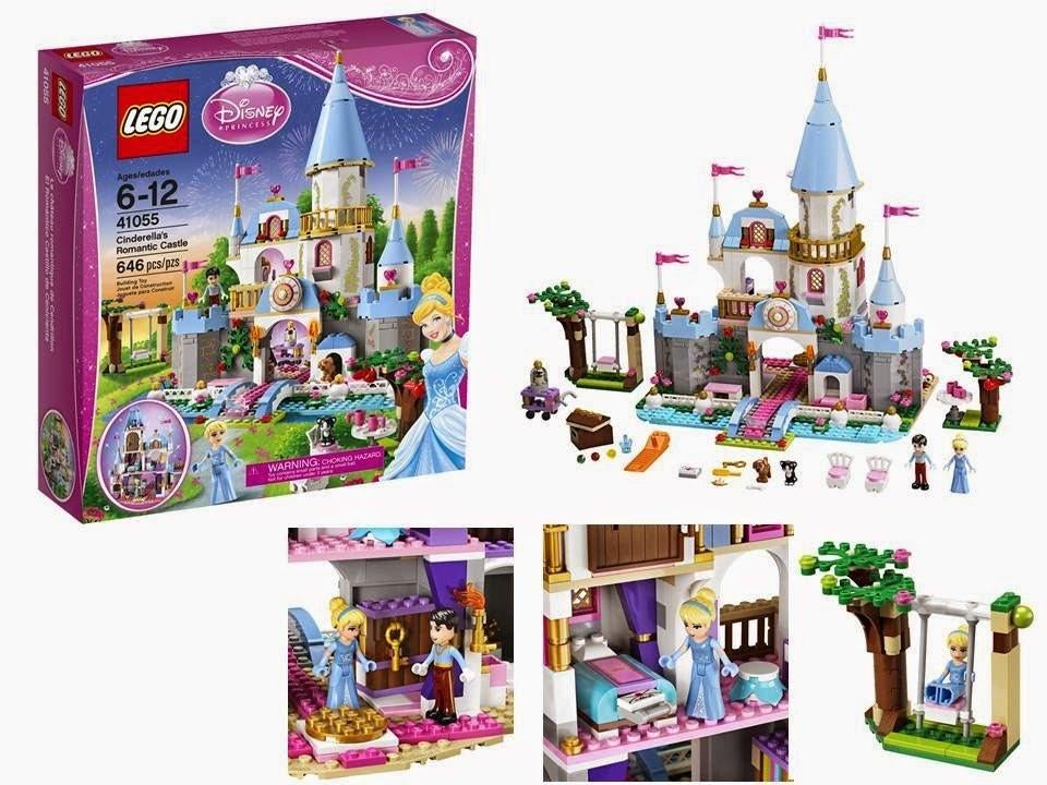 41055 LEGO Disney Princess Assepoesters Romantische Kasteel, Lego, Nieuw, Ophalen of Verzenden, Disney