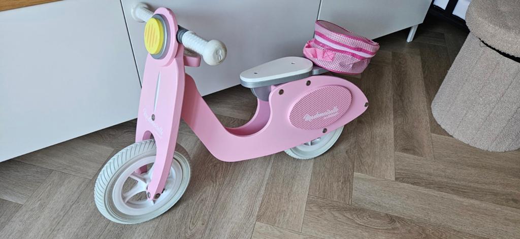 Janod Loopfiets Scooter Roze, Ophalen