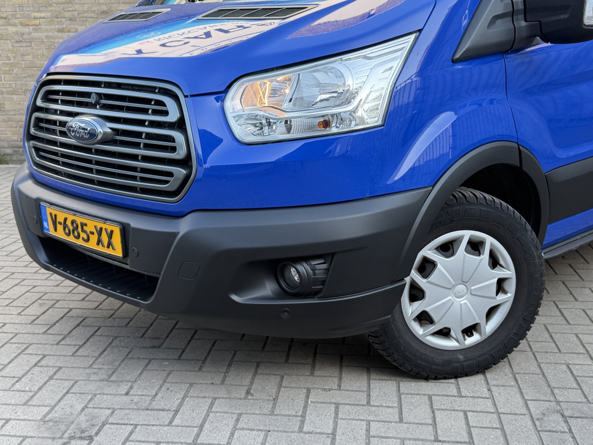 Ford Transit 350 2.0 TDCI 130PK Euro 6L2H2 Trend CarPlay/cru, Voorwielaandrijving, Stof, 4 cilinders, Blauw