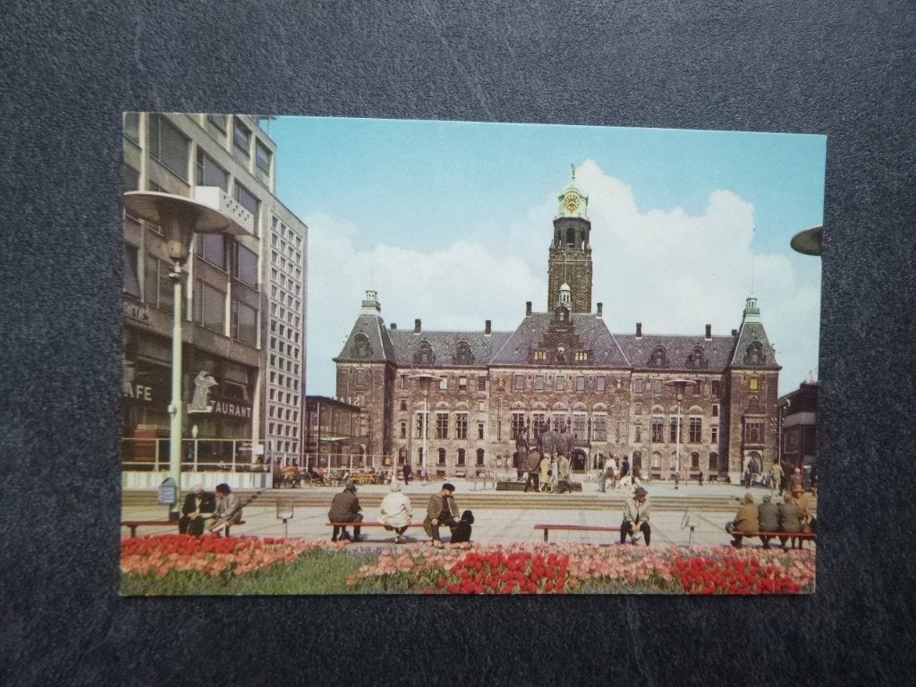 Rotterdam, stadhuis/cafe, restaurant, Verzenden, 1980 tot heden, Ongelopen, Zuid-Holland