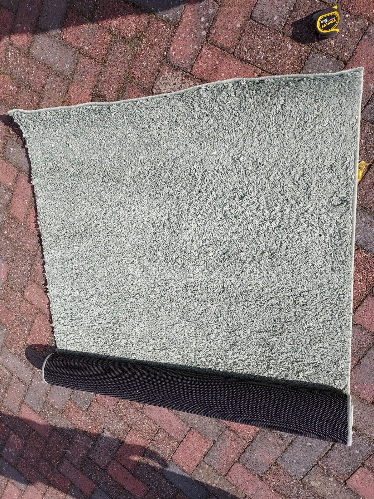 vloerkleed hoogpolig mosgroen 120x170cm, Ophalen, 100 tot 150 cm, 150 tot 200 cm, Rechthoekig