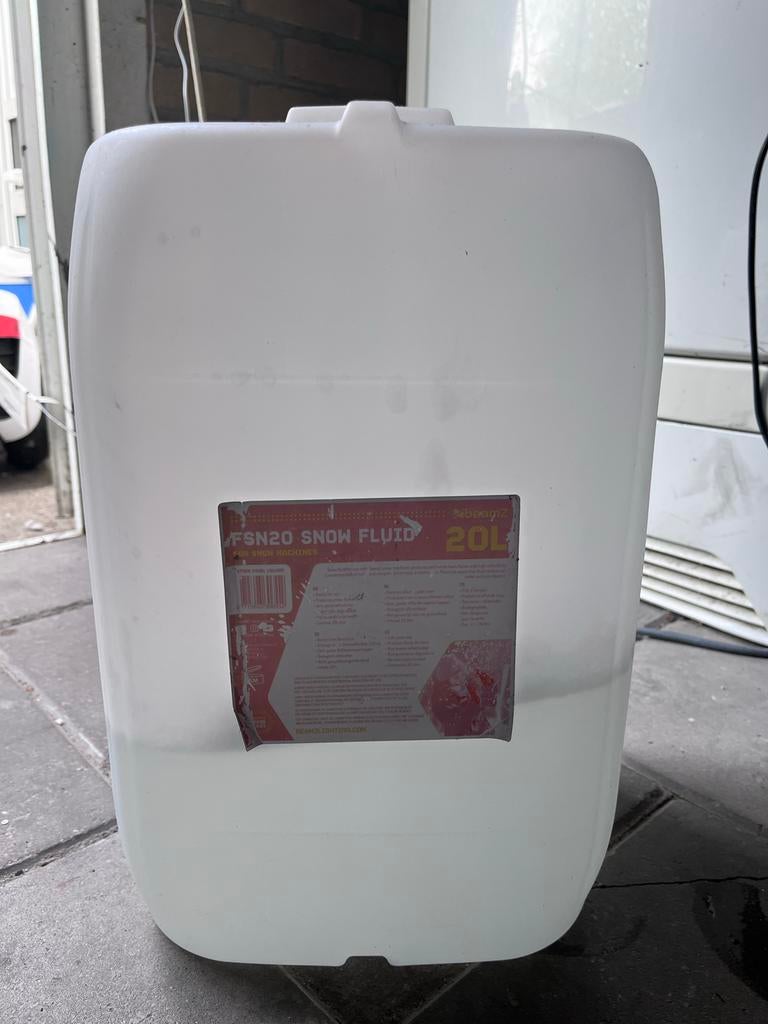 BeamZ FSN20 Sneeuwvloeistof 20L voor Sneeuwmachines, Ophalen of Verzenden, Nieuw, Feestartikel, Kerst of Sinterklaas