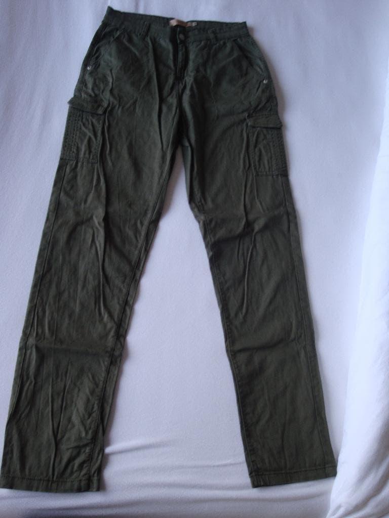 Maat S. Army groene lange stoere cargo broek., Ophalen of Verzenden, Zo goed als nieuw, Maat 36 (S), Lang