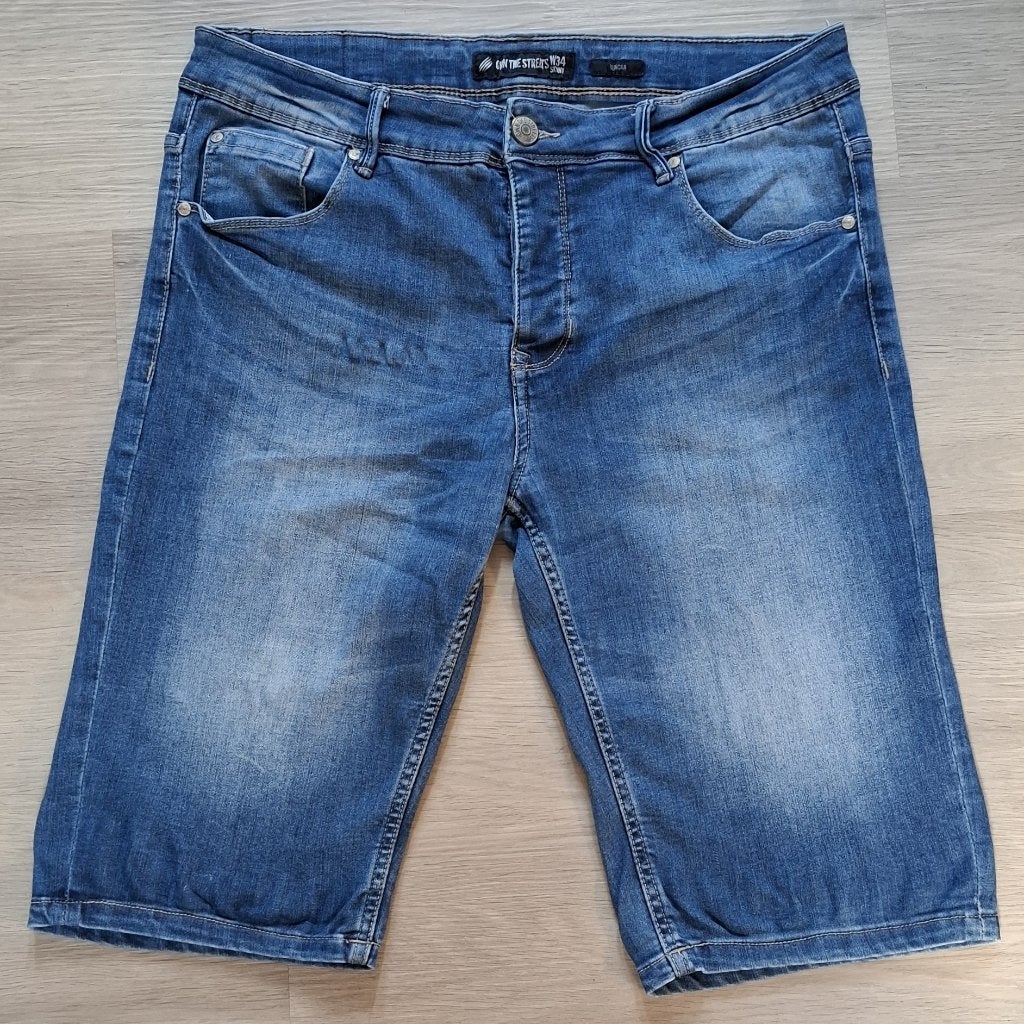 Own the streets / CLCT Korte spijkerbroek Model Duncan, Blauw, Zo goed als nieuw, W33 - W36 (confectie 42/44), Own the streets / CLCT