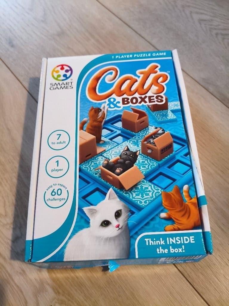 ZGAN, SmartGames, Cats&boxes, Hobby en Vrije tijd, Een of twee spelers, Ophalen of Verzenden, Zo goed als nieuw, SmartGames