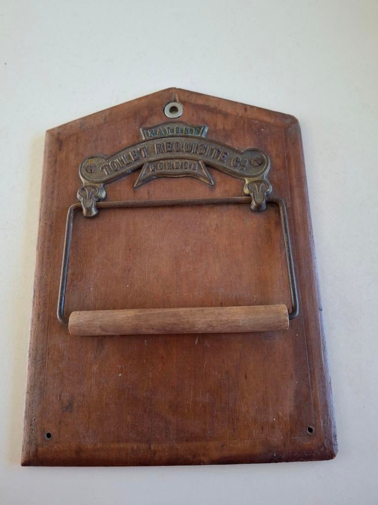 Oude wc-rol houder. Londen., Antiek en Kunst, Ophalen of Verzenden