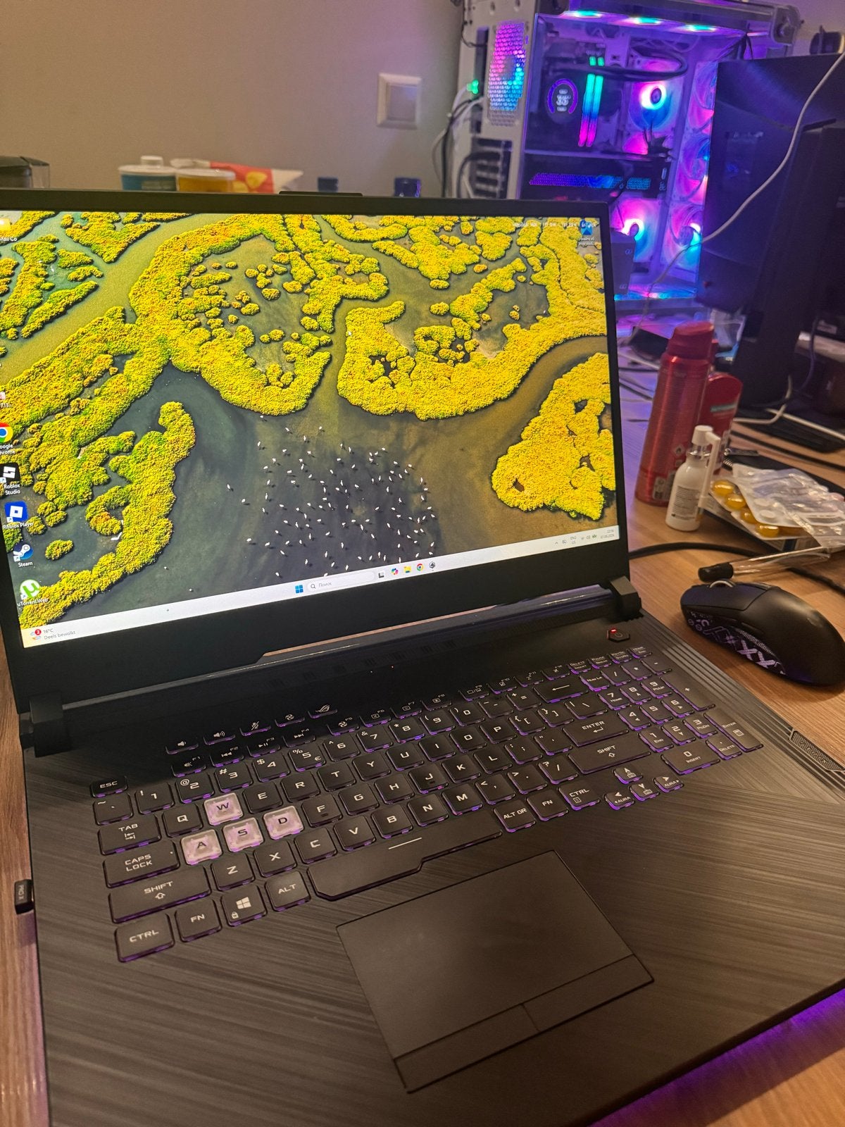 ASUS ROG Strix gaming-laptop, Computers en Software, Windows Laptops, Gebruikt, Met videokaart, Qwerty, Ophalen of Verzenden