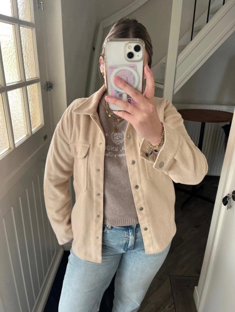 Beige zomerjas, Kleding | Dames, Beige, Ophalen of Verzenden, Maat 34 (XS) of kleiner, Gedragen
