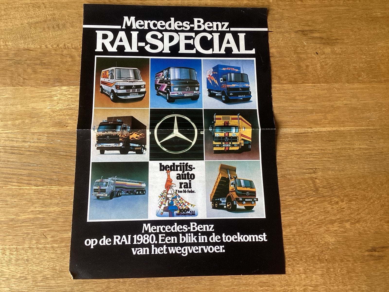 Mercedes-Benz RAI-Special 1980 Brochure, Ophalen of Verzenden, Gelezen, Mercedes