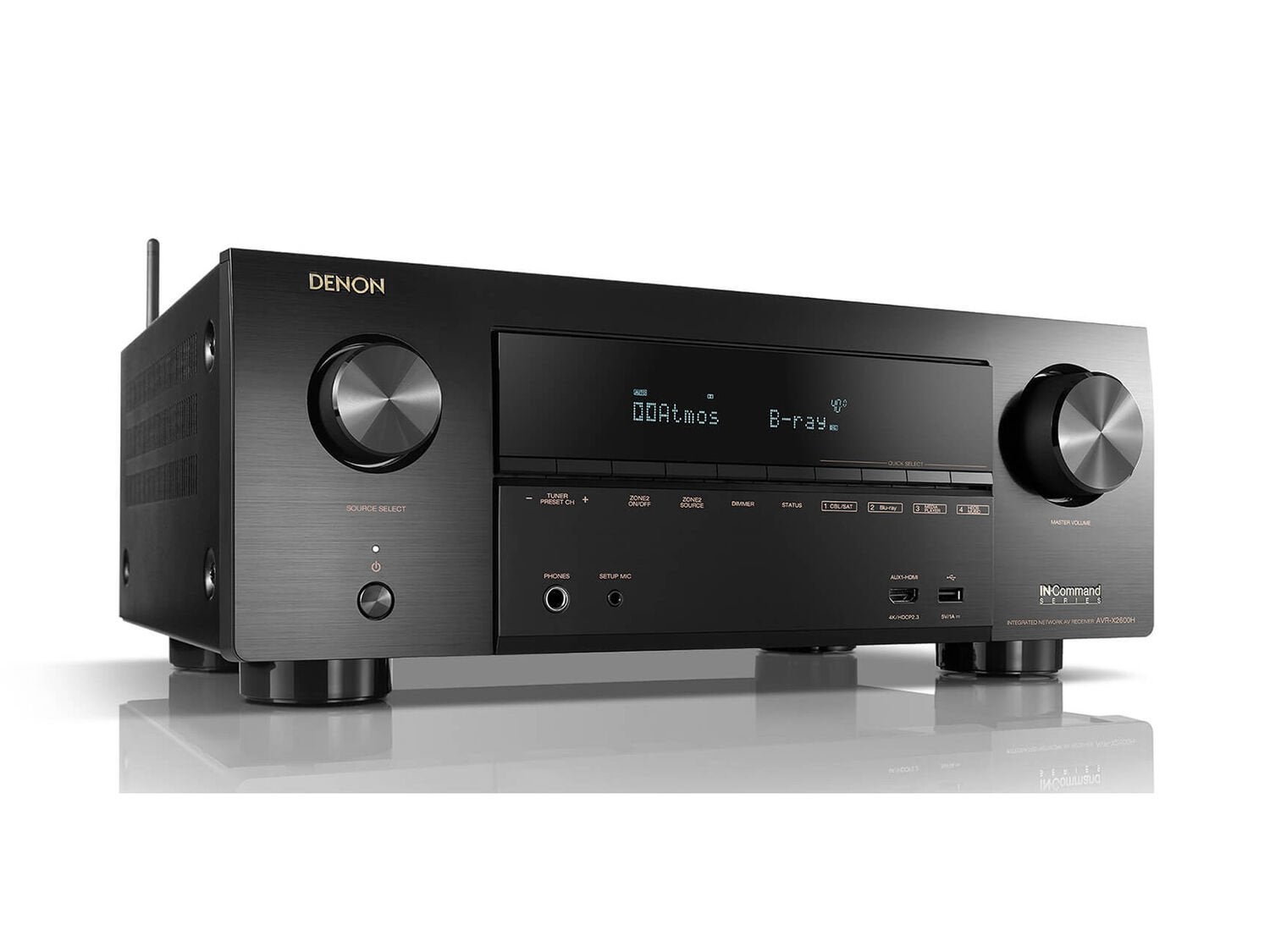 Denon AVR-X2500H AV-receiver - 7.2-kanaals met 4K Ultra HD, Ophalen, Denon, Zo goed als nieuw, 120 watt of meer