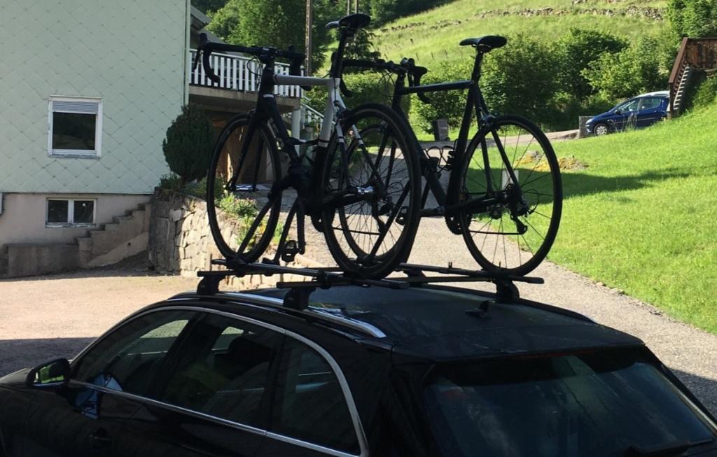 Thule dakdrager 753 voor oa Audi A4 en fietsdragers, Auto diversen, Dakdragers, Ophalen, Gebruikt