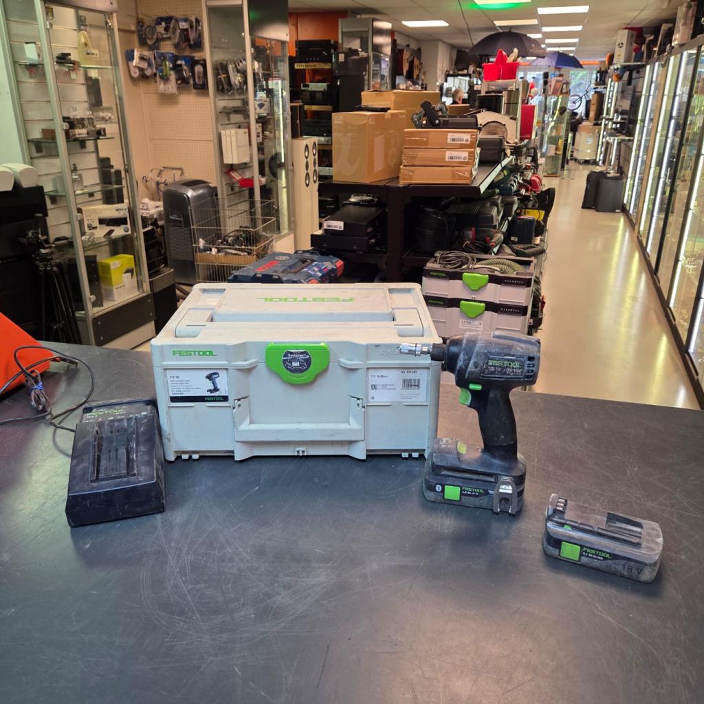 Festool TID 18 Accu Slagschroevendraaier + 2x accu 18 + lade, Festool, Zo goed als nieuw, Support@festool.com, Festool GmbH, Wertstraße 20, 
73240 Wendlingen
Germany