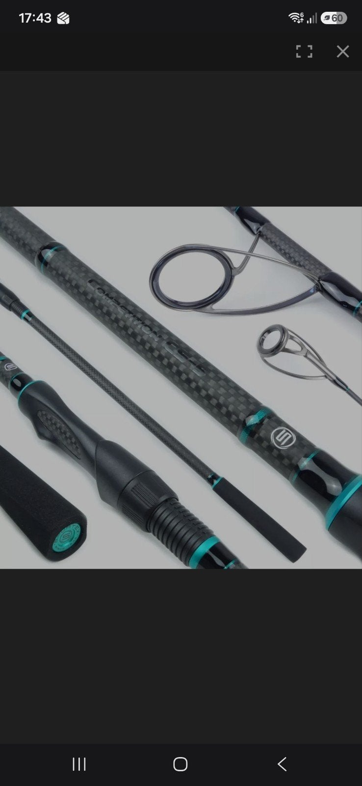 Sportex CS-5 Karperhengels 3lb 12ft, Ophalen, Zo goed als nieuw, Werphengel