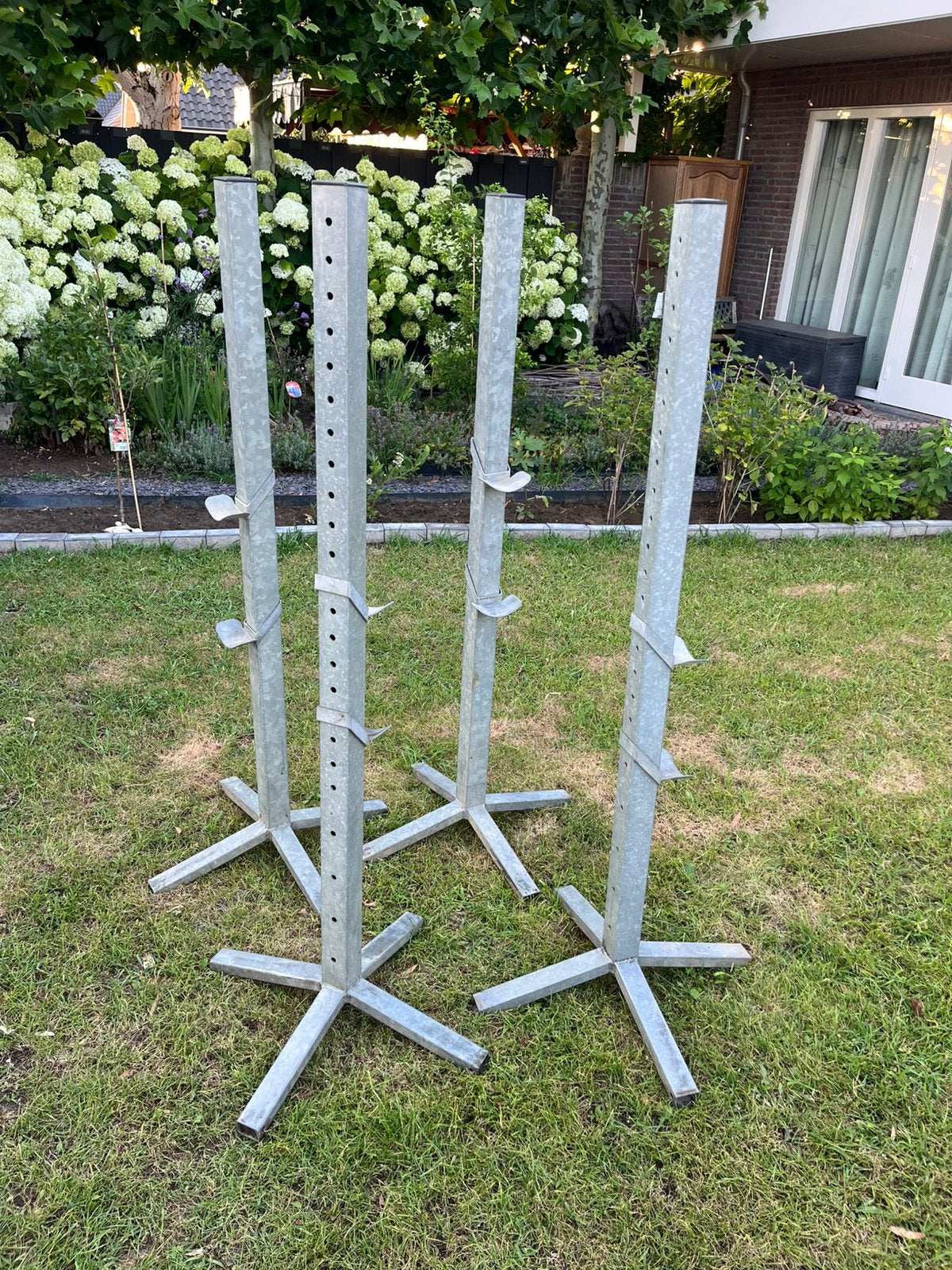4 springstaanders, Dieren en Toebehoren, Paarden en Pony's | Overige Paardenspullen, Ophalen, Zo goed als nieuw, Springen