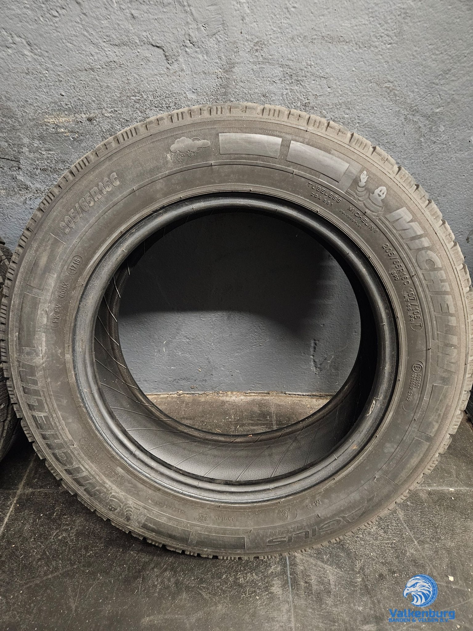 7mm! Winterbanden 205/65R16C Michelin Agilis Alpin Cargo, -, Band(en), -, Bestelwagen