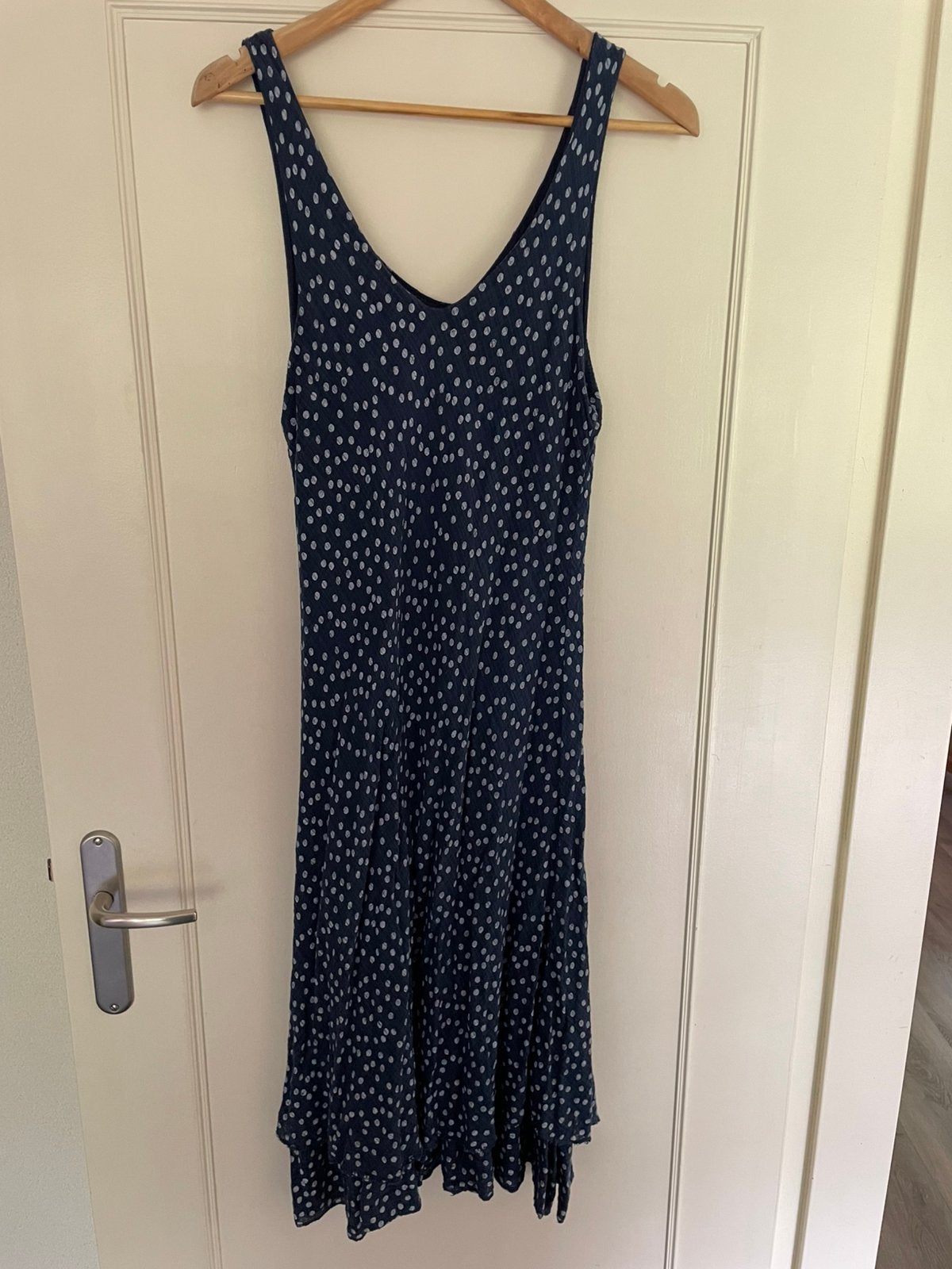 Te koop leuke jurk maat xl, Blauw, Maat 46/48 (XL) of groter, Ophalen of Verzenden, Zo goed als nieuw