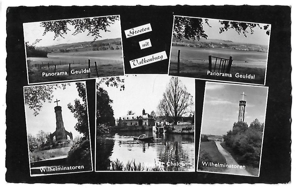 Valkenburg ansichtkaart Uit 1959 ( b266), Ophalen of Verzenden, 1980 tot heden, Gelopen, Limburg