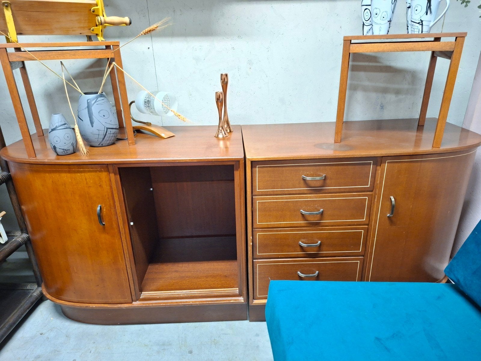 Tweedelig dressoir, 100 tot 150 cm, Ophalen of Verzenden, X, Minder dan 100 cm