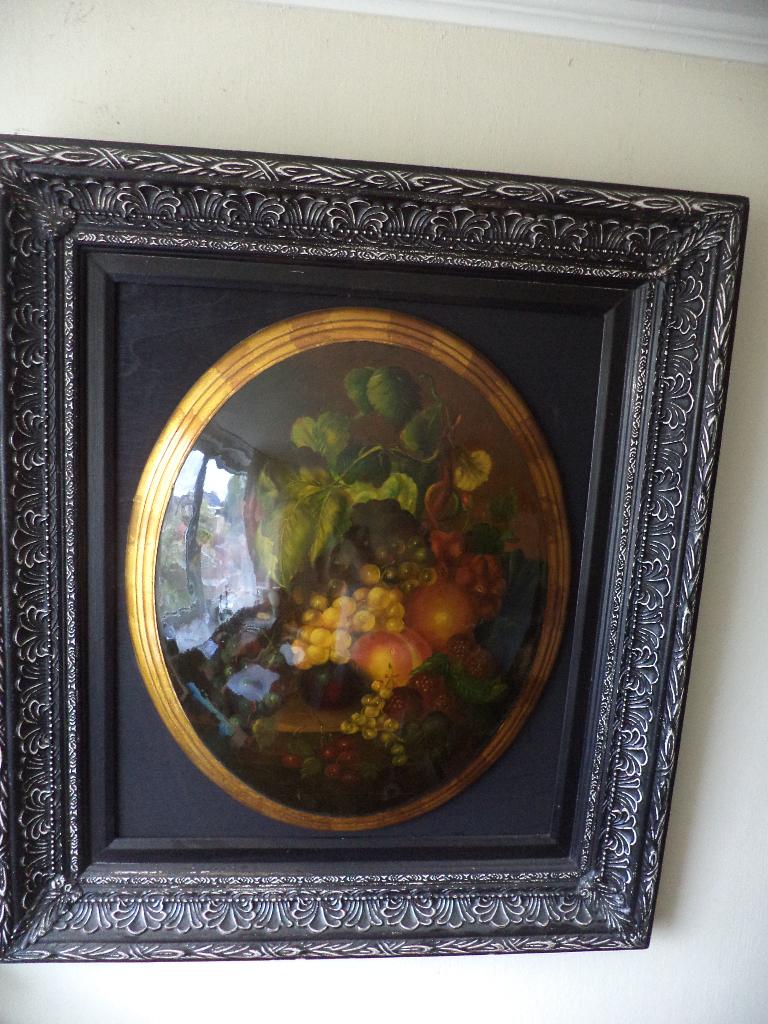 tromp l'oeil schilderij bolpaneel, Ophalen