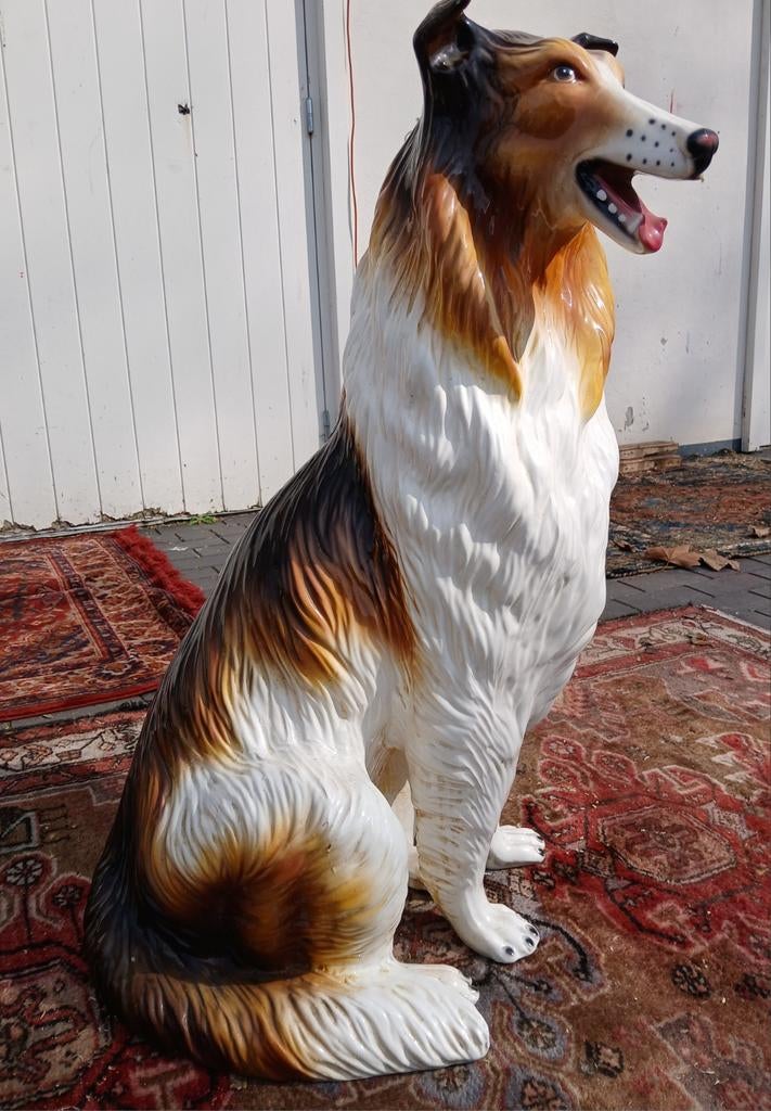 Collie keramiek made in Italy vintage, Ophalen