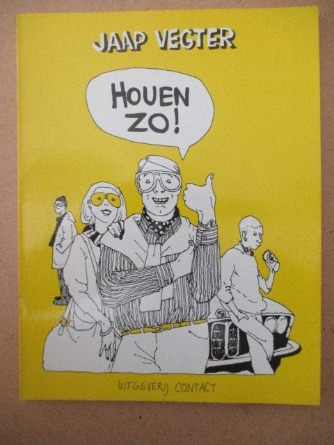 ad000584 jaap vegter - houen zo, Eén stripboek, Ophalen, Gelezen